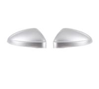 Side Wing Mirror Cover For S4 RS4 S5 RS5 2017-2023 Quattro Replace Covers For A4 For A5 B9 Black Carbon Fiber Matte Silver Side Wing Mirror Caps Door Wing Mirror Cover(Matte Silver-2Piece)