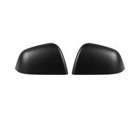 Side Wing Mirror Cover For Tesla For Model 3 For Highland ABS Rear View Mirror Decorative Shell Auto Exterior Accessorie Carbon Fiber Car Rearview Cover Door Wing Mirror Cover(NEW Matte Black)