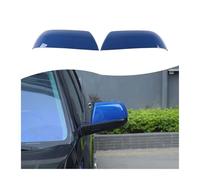 Side Wing Mirror Cover For Toyota For Tundra For Crew For Max 2008-2021 For Sequoia 2 Pieces Rearview Side Mirror Covers Cap Accessories Carbon Fiber Black(Blue)