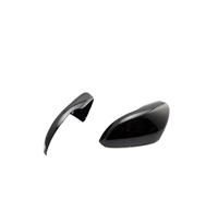 Side Wing Mirror Cover For VW For Golf 7.5 MK7 7 For GTD R For GTI 6 For Passat B7 CC For Scirocco Polo 6R 6C MK6 Cap For Jetta 6 MKVI Carbon Look Side Wing Mirror Cover(Bright Black -E)