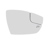 Side Wing Mirror Glass Compatible With Focus American Version 2012 2013 2014 2015 2016 2017 2018 Side Rearview Glass Heated Mirror Lens OEM:CM5Z-17K707-H(Right)