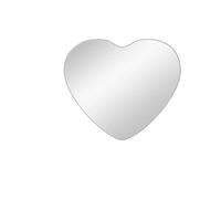 Side Wing Mirror Glass For Side Mirror Blind Spot Car Heart Shaped Mirrors Convex Rearview Stick