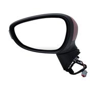 Side Wing Mirror Indicator Light Cover Fit For Ford Fiesta MK7 2008 2009 2010 2011 2012 Passenger Side Near Side (RED, Left Side)