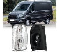 Side Wing Mirror Indicator Light Cover Fit For Ford Transit T150 250 350 2015 2016 2017 2018 2019 2020 2021 Passenger Side Near Side (Left Side)