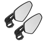 Side Wing Mirror Motorcycle 360 Degree Swivel Universal 7/8" Handle Bar End Billet Aluminum Side Rearview Mirror Accessories Bar End Side Mirrors