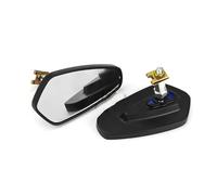Side Wing Mirror Motorcycle Accessories CNC Aluminum Trim Mirror Blue White Glass For XMAX 250 300 400 2017 2018 2019 2020 2021 2022 2023 Bar End Side Mirrors