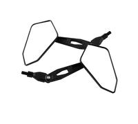 Side Wing Mirror Motorcycle Hexagonal Rearview Mirror Handlebar Mirror 1 Pair Rod End Side Mirrors Bar End Side Mirrors