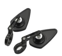 Side Wing Mirror Motorcycle Rearview Handlebar Rhombus Mirrors For MT09 For MT03 For YZFR1 R6 For R7 Blue Glass HD Moto Accessories Bar End Side Mirrors