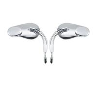 Side Wing Mirror Motorcycle Split For Vision Rearview Mirrors Universal Fits For Most 8Mm Threaded For Motorcycles