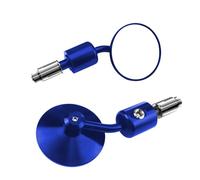 Side Wing Mirror Universal 7/8" Motorcycle Handlebar Mirrors 22mm Aluminum Alloy Round Rearview Mirrors Scooter Motorbike Bar End Convex Mirror Bar End Side Mirrors