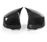 Side Wing Rearview Caps For Toyota For RAV4 For Highlander 2019-2022 Side Rearview Accessories Carbon Pattern Glossy Black(A)