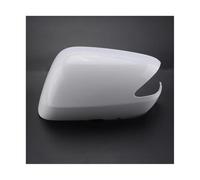Side Wing Rearview Mirror Cover Cap With Signal Lamp Hole Car External Trim For Fit For Jazz GE6 GE8 2009 2010-2013 CYPMDW(White Left)