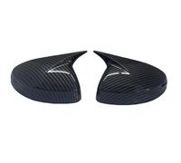 Side Wing Rearview Pair Car Side Rearview Mirror Cover For A1 2011-2018 Glossy Black/Carbon Fiber Look Reversing Mirror Caps Case Trim Mirror Cover Caps(Carbon Look)