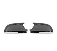 Side Wing Rearview Pair Side Wing Mirror Cover For A3 8P For A4 For A5 B8 B8.5 For Q3 For A6 C6 4F S6 Add On Side Rear View Mirror Cap Cover Car Wings mirror housing(Glossy Black-B8)