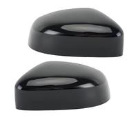 Side Wing Rearview Side Rearview Mirror Cover For Focus MK2 MK3 For Mondeo 2008 2009 2010 2011 2012 2013 2014 2015 2016 2017 Sliver Covers Cap Wings mirror housing(1 pair black)