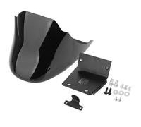 Side wing spoilers Motorcycle Matte/Light Black Front Bottom Spoiler Mudguard Air Dam Chin Fairing For Sportster 1200 XL Iron 883(Type A)