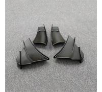 Side Winglet Motorcycle Spoiler Wing Fairing Windshield For Ducati For Panigale V4 V4S V4R 2018 2021 4PCS Black Lightweight and practical(Black)