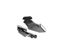 Side Winglet Spoiler For Ducati 899 1199 1299 959 Panigale 1198 1098 848 V2 V4 V4S Motorcycle Mirror Adjustable Rotating Rearview Wing Spoiler Fairing(Carbon)