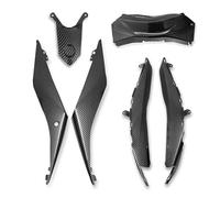 Side Winglet Spoiler For YZF R25 R3 For YZF-R3 YZF-R25 2019 2020 2021 2022 2023 Motorcycle Passenger Seat Cover Si Panel Rear Tail Middle Fairing(G-Carbon Look-1 Set)
