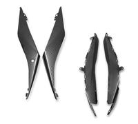 Side Winglet Spoiler For YZF R25 R3 For YZF-R3 YZF-R25 2019 2020 2021 2022 2023 Motorcycle Passenger Seat Cover Si Panel Rear Tail Middle Fairing(F-Carbon Look-1 Set)