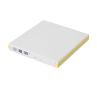 Sidebar Colour External USB CD/DVD Writer PC Notebook External Removable Optical Drive Easy To Use(BLACK)