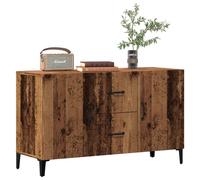 Sideboard 100x36x60 cm Old Wood Engineered Wood Compact Rustic Storage Cabinet.