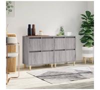 Sideboard 12-Door Grey Sonoma 60x35x70cm Engineered Wood Modern Storage Dining