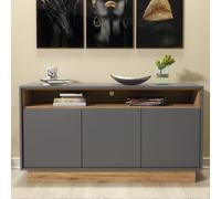 Sideboard 130cm Loft / Industrial Mex Furniture LTD Grey One Size