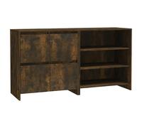 Sideboards 2 pcs Black oak 70 x 41 x 75 cm Engineered wood