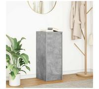 Sideboard 29.5x34x76 cm Concrete Grey Engineered Wood 1 Door 1 Shelf WallMount