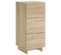 Sideboard 33.5 x 34.5 x 75 cm Engineered Wood Cabinet Kitchen Open Shelf vidaXL