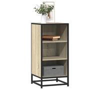 vidaXL Sideboard Sonoma Oak 35.5x35x76 cm Engineered Wood and Metal