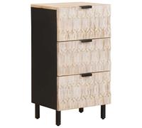 Sideboard Acacia Brown Finish 40 x 33 x 75 cm Solid Mango Wood