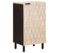 Sideboard White Wash Finish 40 x 33 x 75 cm Solid Mango Wood