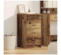 Sideboard 40x41x75cm Old Wood Engineered Wood 1 Drawer Contemporary Buffet Matte