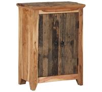 Sideboard 55x33x75 cm Solid Wood Acacia and Reclaimed Cupboard Cabinet vidaXL
