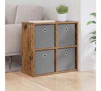 Sideboard 59.5x27x57cm Old Wood Engineered Wood 4 Drawers Minimalist Storage Eco