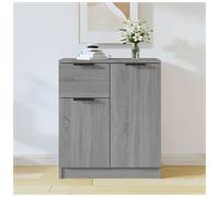Sideboard 60x30x70 cm Grey Sonoma Engineered Wood Storage Cabinet with Doors 1dr