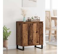 vidaXL Sideboard Black Oak 60 x 35 x 70 cm Engineered Wood