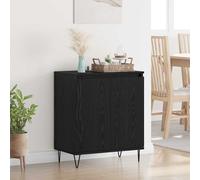 vidaXL Sideboard Black Oak 60 x 35 x 70 cm Engineered Wood