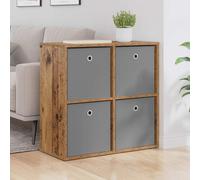 Sideboard 68.5x32x67cm Engineered Wood Old Wood 4 Drawers Modern Storage for TV
