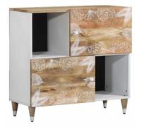 Sideboard 80x33.5x75 cm Solid Wood Mango cabinet cupboard highboard vidaXL