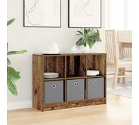 Sideboard 88.5 x 27.5 x 63.5 cm Old wood Engineered wood 3 drawers Modern Plus