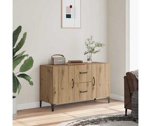 Sideboard Artisan Oak 100x36x60cm Engineered Wood Modern Compact Storage Console