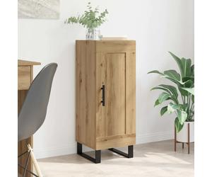 Sideboard Artisan oak 34.5 x 34 x 90 cm Engineered wood & iron Modern Compact UK