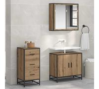 Sideboard Artisan oak 35.5x35x76cm Engineered Wood Modern Storage Cabinet UK Inc