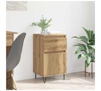 Sideboard Artisan Oak 35x40x70 cm Engineered Wood Slim Storage Cabinet 1 Drawer
