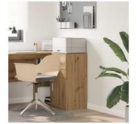 Sideboard Artisan Oak 38 x 34 x 75 cm Modern 1 Drawer 1 Door Compact TV Storage