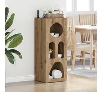 Sideboard Artisan Oak 40x35x100.5cm Engineered Wood Tall Modern Storage-SlimUnit
