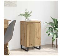 Sideboard Artisan Oak 40x35x70cm Engineered Wood 1 Door Ample Storage Iron Legs